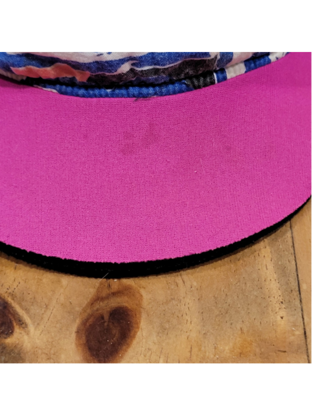 Vintage Bula 90s Lake River Floating Hat One Size Foam Brim Multicolor Print - Picture 2 of 11